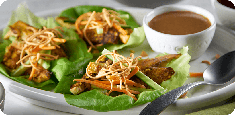 Grilled Chick’n Lettuce Wraps